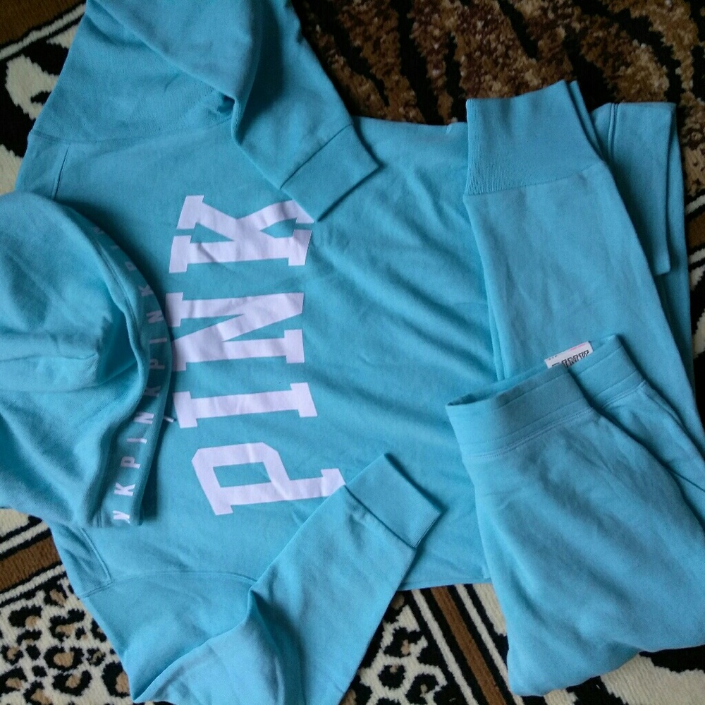 🎉🆕 Victoria's Secret PINK Teal set🎉🎉